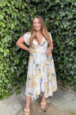 I got so many compliments in this dress & I felt really beautiful. Only complaint was the chest area was really ill-fitting to me. I think if you get XL & are busty, you will love it. But I keep having to adjust & adjust. It's flowy & not too long as I am short. Summer events are a must in this. - Brittany M.