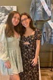 Wore this dress to my cousin's bridal shower and absolutely loved it! It was so flattering! It was a little loose in the chest area and sometimes a teeny bit of my underboob was visible but that didn't really bother me. If you have a larger chest this would probably be no issue at all! - Cassidy B.