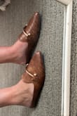 Love these flats! A great staple in your wardrobe! They fit perfectly, my toes aren't jammed into the toe at all and it doesn't shove my foot out the back either. - Mariah L.