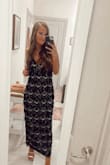 This dress was stunning. I originally planned on returning it but when it came in I simply could not. Perfect for any event, the length is perfect and I can't wait to wear it again. Runs a tad big in my opinion, I could have sized down but it still looked great. - Kayce R.