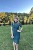 I got many, many compliments on this dress! The color is beautiful, fit perfectly, and was super comfortable to dance the night away in. - Julia K.