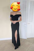 I absolutely love this dress and got so many compliments. The shape is so flattering and the neckline is perfect. My only complaint is the zipper catches on the seam between bust and skirt and is really hard to zip up even though it fits. I'm 5'7" and wore 4 inch heels and it was just the right length, so someone shorter may need it hemmed. - Ro M.