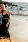 Ordered this just for a family photo session we had booked while on vacation. It was just heavy enough to not be blowing all over the beach and in pictures, but wasn't so heavy that it was too hot to wear. Highly recommend! - Emily B.