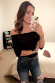 This shirt is so easy to dress up or down and has become a staple in my closet! Shoulders don't ride up like I was expecting and I love that the shirt it long enough to tuck in. - Kaela W.