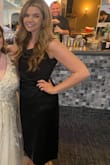 The dress fit in all of the right places. I have belly pooch, and the dress concealed it. It was tight, sleek, and sexy, but was flattering in the way that I needed it to be! - Mary R.