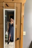 Fits good a little long. Good heavy material. Color is beautiful. The back design is gorgeous. - Breanna