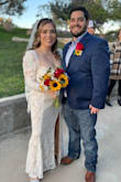 This dress was perfect!! I was nervous ordering a dress online but it fit like a glove. I'm short so I did have it taken up a few inches but I loved It - Carley F.