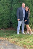 This dress was super flattering! I first ordered a size xsmall but returned it for a small because the sleeves were too tight. The small fit much better in the sleeves. - Kerry H.