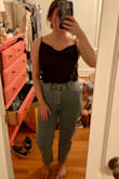 This top was so comfy yet sexy! The adjustable straps truly make it the perfect going out top because everything was held in and the shirt looks high quality, I could have gotten a medium if I wanted it to be a little roomier but the small fit me everywhere. Was just a bit snug in the bust and waist but not in an uncomfortable way. Would absolutely buy this in more colors! - Kelsey M.