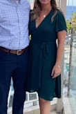 I felt absolutely stunning in this dress at my sister's wedding rehearsal. My only slight problem was that the chest was loose and I needed to add a pin to close it more (I'm very flat-chested) - Steelie S.