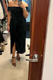 Love the fabric and fit. I'm a large but since reading the reviews decided to go a size up and definitely it was a smart choice. The fit ended being looser which was a win for me, It looked amazing, and so comfy! - Mayte B.