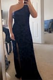 This dress was beautiful in person!! Fit nice, I returned because I got a few options but this was a close second. Wish I had an event for it! Very long for my height& would need a hem but nbd. - Mackenzie C.