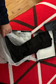 This is my first time ever buying suede boots and i instantly fell in love! Cant wait to wear them when i go out! Plus its black it goes withe everything! - Nataly B.