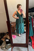 Weve had to go to a lot of weddings and this is by far my favorite dress! Im having cups put in to keep the girls in place but otherwise, no other alterations necessary! - Amanda C.