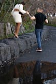I'm normally a size M but I got a size small and honestly, I have a lot of room to move in the dress ! Photographs beautifully - Ana M.