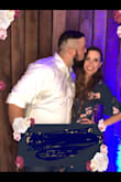 I wore this dress for my brother's wedding! I loved that it had sleeves, and the wrap style made it comfortable and adjustable. I got tons of compliments on it. It was a teensy bit big on me, but not enough that I would order a size down. I especially noticed it was a little bug in the bust. It honestly took me too long to figure it how to get it on, but once I did, it was great!!! I wish there was a bit of a longer skirt underneath because the slit caused by the wrap effect would blow open a little bit in the wind, and I had to keep clutching my dress closed. Otherwise, I adored it! My fiancé asked if I could wear it for a date night soon because he thought I looked so nice in it. - Emily C.