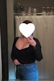 First bodysuit I've purchased from Lulus and it won't be my last. Not too tight or difficult to pull down and keep snapped. Sleeves are a little looser than I expected, but I'm not mad about it. Not too revealing, and thick/supportive enough to wear without a bra. - Carolynn F.