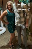 Absolutely loved this dress!  I had a destination wedding & had our reception separate few weeks later.  I got this for my wedding reception as a fun party dress.  My theme was beachy so lots of teal in my color scheme.  So, this dress matched perfectly!  I felt like a mermaid lol!  Everyone commented on my dress and still are on how gorgeous it is.  Size was large and was perfect! - Tracee J.