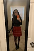 The material around the waist is a little on the thick side. Its not bad though. Overall it fits well I would prefer the waist was a little tighter. - Rachel M.