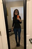 These boots look great- they fit well. They are definitely not the comfiest though but sometimes we sacrifice comfort for fashion. - Rachel M.