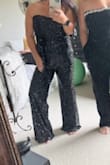 Had to return cause all they had was a medium- love this outfit though - didn't like the way the front of the private area looked .. just didnt hug the way it needed to be - also way too long. - Jobina N.