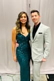I got to a of compliments on this dress. The green color is a deep and gorgeous color. The dress is easy to move and dance in. I would say the length is long. I am 5'7" and I had 4" heels on and I still could have got it tailored shorter. I felt beautiful in this dress all night. - Stephanie R.