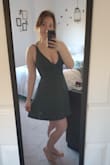 Awesome dress! Was a bit worried about the deep v but its super comfy highly recommend - Rebecca C.