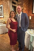 I felt soooooo good in this dress! Fit like a glove with some stretch but not too much. I wore to a wedding 18 weeks pregnant and got so many compliments. Definitely flattering! Wore with strapless bra no problem. Love it! Buy it - Tatiana L.