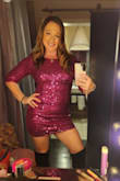 I wore this dress in Vegas for my daughfers Bachelorette party! I got a lot of compliments.  It's very comfortable, but it is very short! I was comfortable but did have to be careful when sitting. - Heidi P.