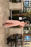 The color that I received was different than the one I ordered but I loved it. Is a very long dress I am 5'3 and I was wearing high heels. But I really recommend this dress I felt so beautiful wearing it. Very good quality of the fabric. - Tabita D.