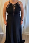 This dress is beautiful and fits very nicely. - Rose B.