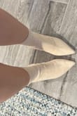 These are so comfortable! I never wear heels anymore; but these are so comfy!! I also ordered the black ones! - Magda G.