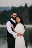 I was really unsure about this but wanted something that both looked elegant and could give me a little warmth (I had an outdoor wedding in November). It is so beautiful, soft, and was thick enough that I was able to stay warm during photos. It does shed but no other complaints and absolutely worth buying! - Amanda P.