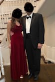 First time buying from Lulus, this was an add-on to an order with 3 other dresses, but this is the one she chose for the occasion. Dress made my daughter look like royalty and old-Hollywood at the same time! Perfect neckline, accentuated the waist, gorgeous drape. Occasion was a father-daughter dance for school, so it was the perfect blend of tasteful and elegant. There is a split up the leg that you can't see from this angle, which makes the dress a touch more modern. Home run. - Joan N.
