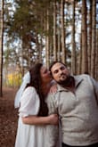 I loved this clip/bow! I got so many compliments on our engagement photos. The only thing is that it's not the most sturdy clip so it's a bit expensive for the quality of the actual clip. It did pop open a few times by the end of the day wearing it. Soooo not too great for long term but it was such a good look for our pictures! - Cassie K.