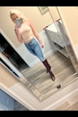So my feet definitely feel alittle tight in these boots but not enough to hurt or change boots! I worked an 8 hour bartending shift in these boots and got so many compliments! Wearing a size 9.

Ps the top is also lulus too and I got it on sale! - Caroline F.