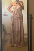 I really really loved everything about this dress. I did return it because it just wasn't flattering for my body type. lt and made me look really wide. I have a short torso and not a defined waist. I was bummed. - Kathleen M.