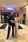 Was absolutely gorgeous and so comfortable! Was very soft on the inside and great quality! I wore 4in heels and it was perfect length and perfect for the marine corps ball - Delilah R.