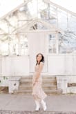 I bought this for my graduation photos and it fits amazing! Perfect for any size bust as the back straps are adjustable. Highly recommend. - Saylor-Marie H.