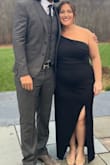 This was perfect for the black tie wedding I attended. It was stretchy and I received many compliments of its simple yet eye drawing look. It paired well with an easy nude heal. I also had no wardrobe malfunctions!
I definitely recommend!
Note: I needed to get this hemmed i wish they carried a length for shorter people.
I am wearing spanks in the picture. - Julia B.