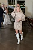 My daughter wore this to a winter casual wedding and loved it! We ordered the small at first and returned for the xsmall. - Kelsey O.