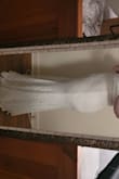 I got this for my wedding next year and I love it! It's very form-fitting and comfortable! I love the eyelash details. I plan to add a sparkling belt to make it more formal. The fabric is quality too! I would definitely purchase again! All I need is shapewear. I'm 5'4" and this hits perfectly for me - Ashley B.