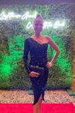 The dress was beautiful and I received so many compliments. - Lindsay E.