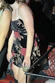 Love this dress! Lulus dresses tend to be tight around my rib cage and this was no different but the rest fit well. It flares away slightly, so you still get shape but not fully bodycon. On the shorter side for my height. Pattern and velvet are beautiful! - Katie S.