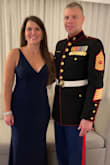 I bought this dress for the Marine Corps Ball and it was perfect. I felt sexy and elegant. It fit beautifully everywhere but the bust. I should have had it altered. I bought a push-up bra and double-sided tape to help with the fit. With strategically placed tape, the dress stayed in place. So if you have a smaller bust, give time for alterations. The dress was also a little long, but 4.25" heels got the job done. Loved this dress. - Erin P.
