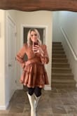 This was a perfect dress for a date with my husband. Loved pairing it with cowboy boots. The fit was perfect and comfy. - Albina S.