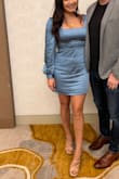 Very cute, I'm in between S and M, and this was a great fit, not very tight or loose. Comfortable material and good quality. Received many compliments. - Marioli Z.
