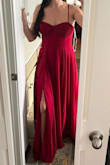 Love this dress. I honestly think it looks even better in real life vs the model pics. I was looking for a red dress and this nailed it. Vibrant red, and gives you a shape even if you don't naturally have one. Just so flattering! - Brandon Y.