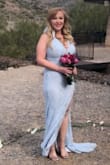 Slit was very high but it was comfortable and pretty. - Shannon S.