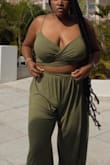 Love this set! I took it on a recent vacation and wore it for the first time. It's so comfortable, light, and airy/breathable. It gives a sexy vibe with minimal effort. It's a must buy! - Victoria